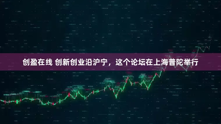创盈在线 创新创业沿沪宁，这个论坛在上海普陀举行