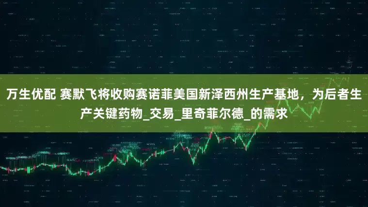 万生优配 赛默飞将收购赛诺菲美国新泽西州生产基地，为后者生产关键药物_交易_里奇菲尔德_的需求