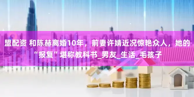 盟配资 和陈赫离婚10年，前妻许婧近况惊艳众人，她的“报复”堪称教科书_男友_生活_毛孩子